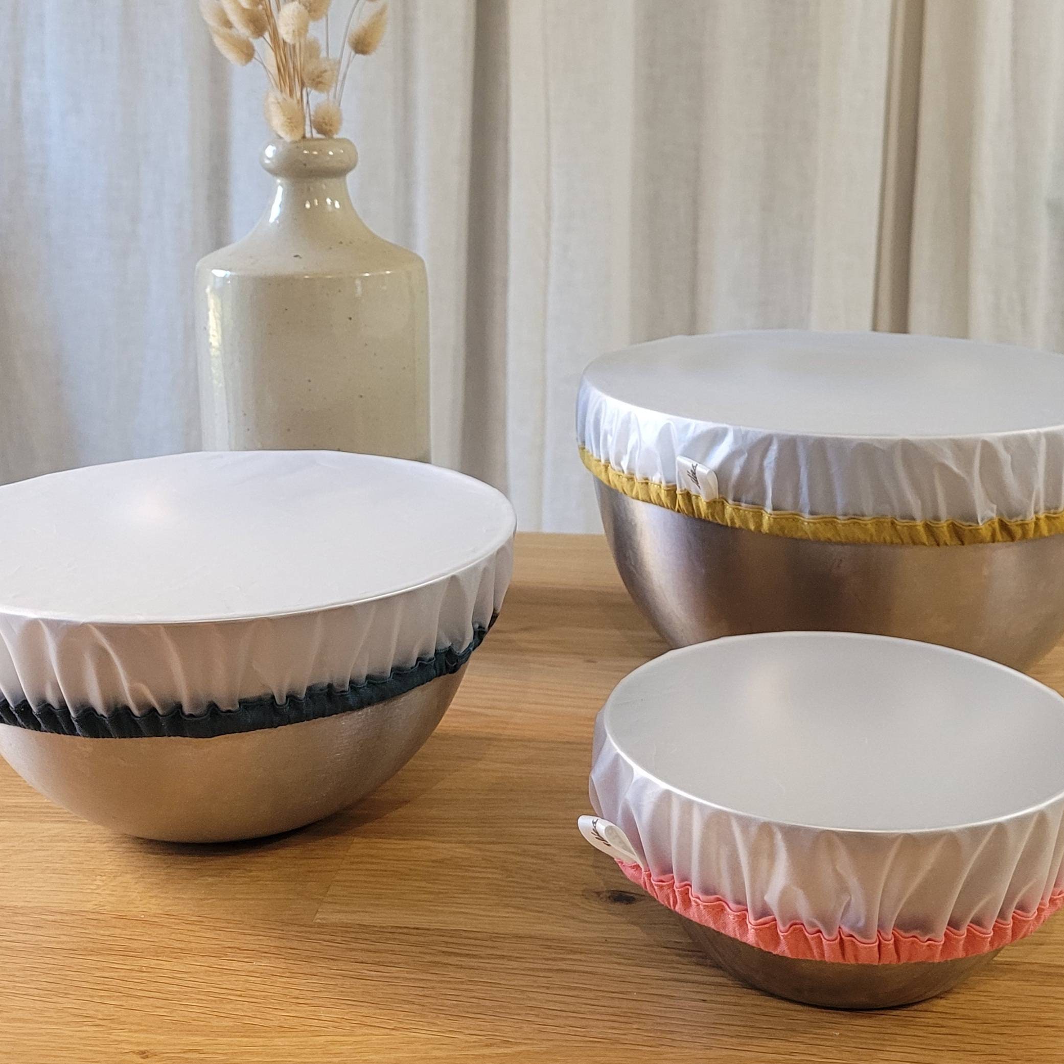 Lot de 3 Charlottes Alimentaires Transparentes Tricolores