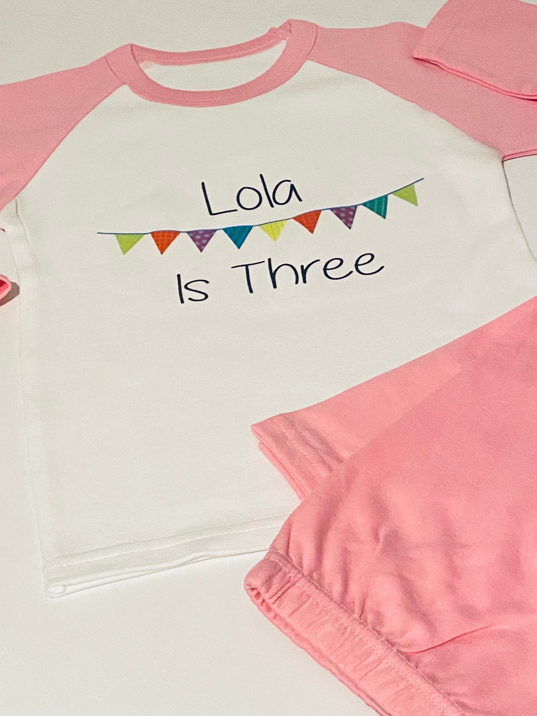 Personalised first Birthday pyjamas birthday sleep wear Etsy