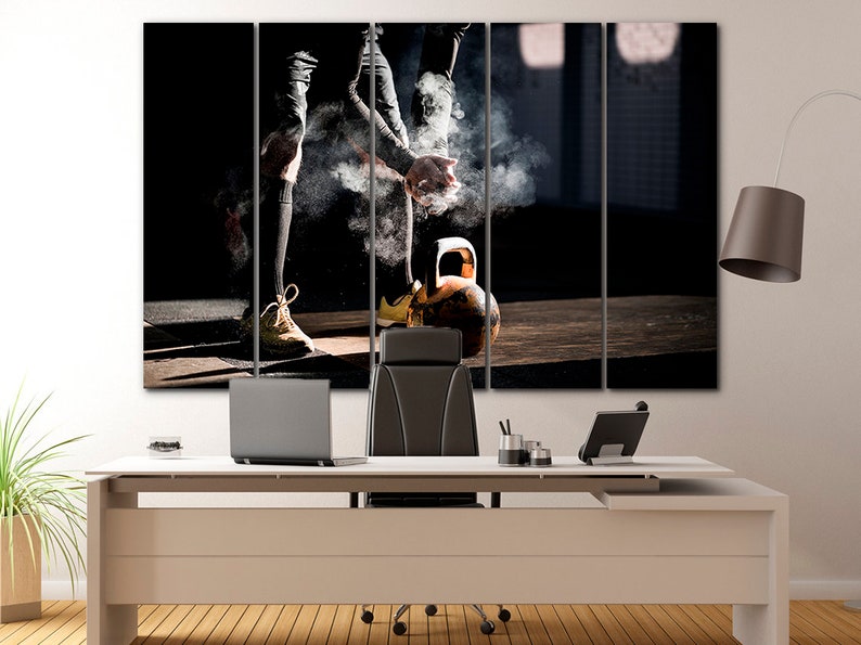 Gym canvas Sport print Motivational wall art Sport art decor Playroom canvas Gym print Fitness studio poster Crossfit decor Extreme canvas