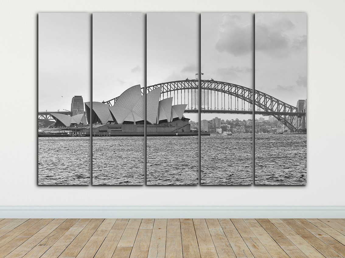 Sydney canvas Street map print Sydney wall art Australia art Etsy