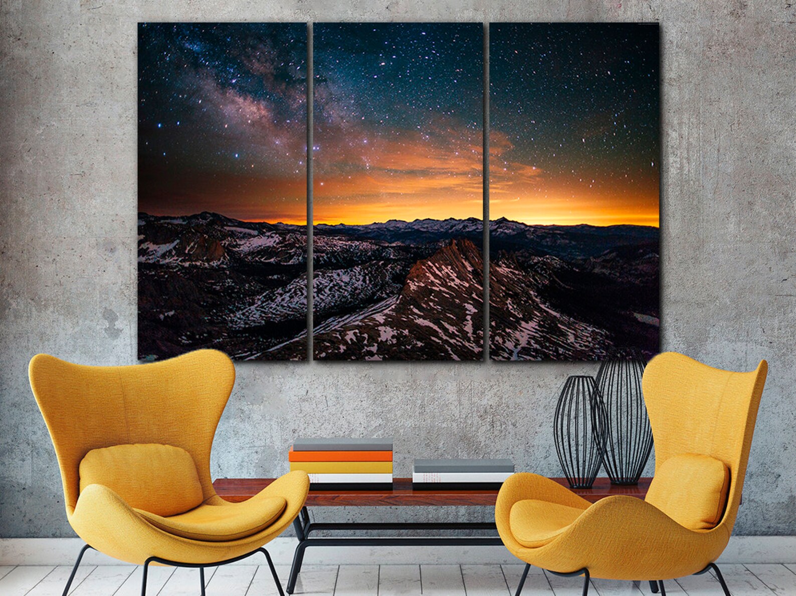 Milky Way Canvas Print: Night Sky Galaxy Wall Art - Etsy