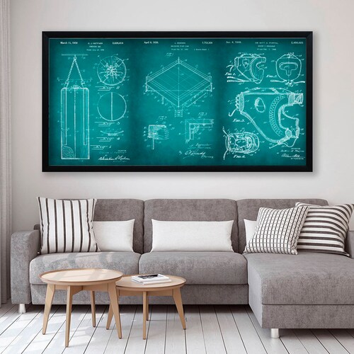 Boxing Patent art Set of 3 Prints Boxing canvas Boxing Wall Art Boxing shops Sports Gift Idea Boxer gift Boxing Gym Decor Vintage patent print
