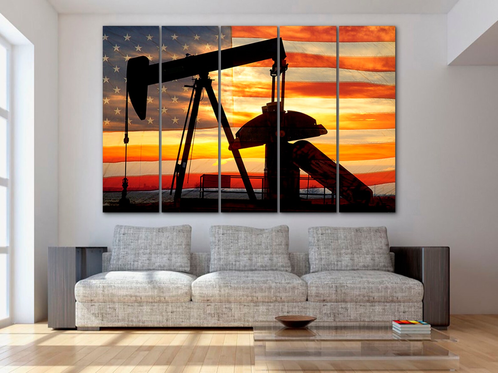 Oil Drilling Canvas Oil Derrick Decor Engine Wall Art Engine Etsy