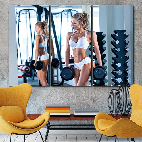 Gym canvas Sport print Motivational wall art Gym print Sport art decor Playroom canvas Fitness studio shops poster Crossfit decor Extreme canvas