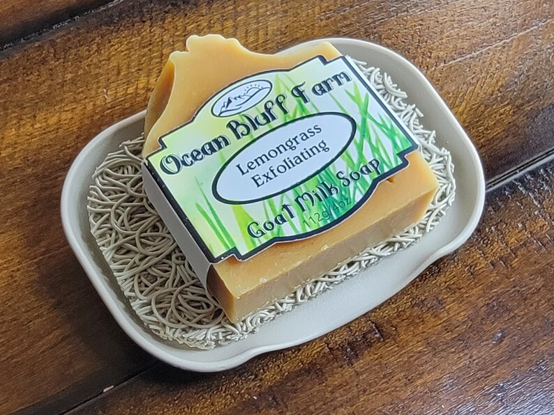 Ocean Bluff Farm Lemongrass Exfoliating Goat Milk Soap image 2