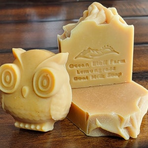 Ocean Bluff Farm Lemongrass Exfoliating Goat Milk Soap image 1