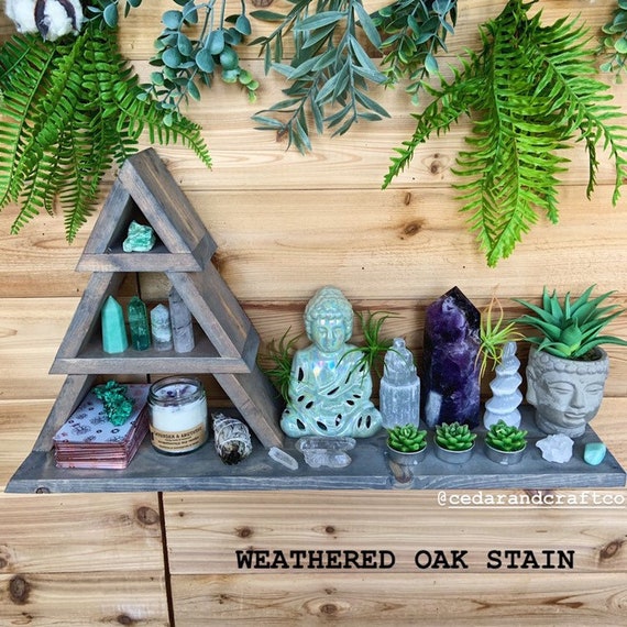 Cedar Triangle shelf