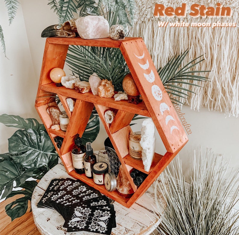 Hexagon Shelf Oily Shelf Essential Oils Essential Oil Etsy