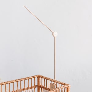 Baby Mobile Holder for Crib - Wooden Cot Mobiles Arm from Ash - Babies Nursery Furniture