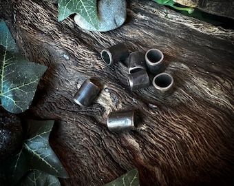 Hand Forged Iron Beads (For Beards, Dreadlocks, Hair, etc.)