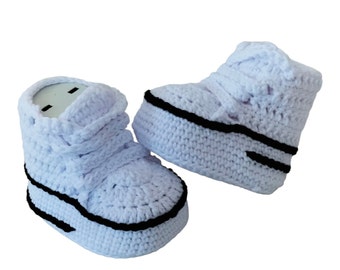 Babyschuhe, Gehäkelte Babyschuhe Junge, Neugeborene Mädchenschuhe
