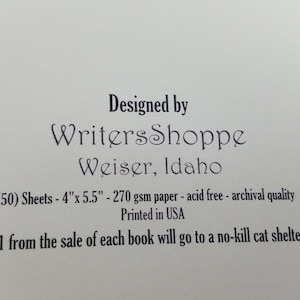 Catalog Your Fountain Pen Ink, Watercolors, or Markers - Cat-alog Ink Swatch Book (50) pages 4"x5.5" image 8