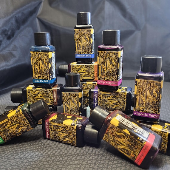 Diamine Fountain Pen Bottled Ink, 30ml - Flamingo Pink By Diamine