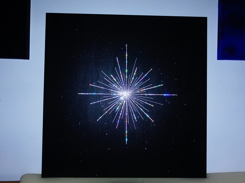 Star of Heaven 8 Luxury Art Jewellery for your walls image 6