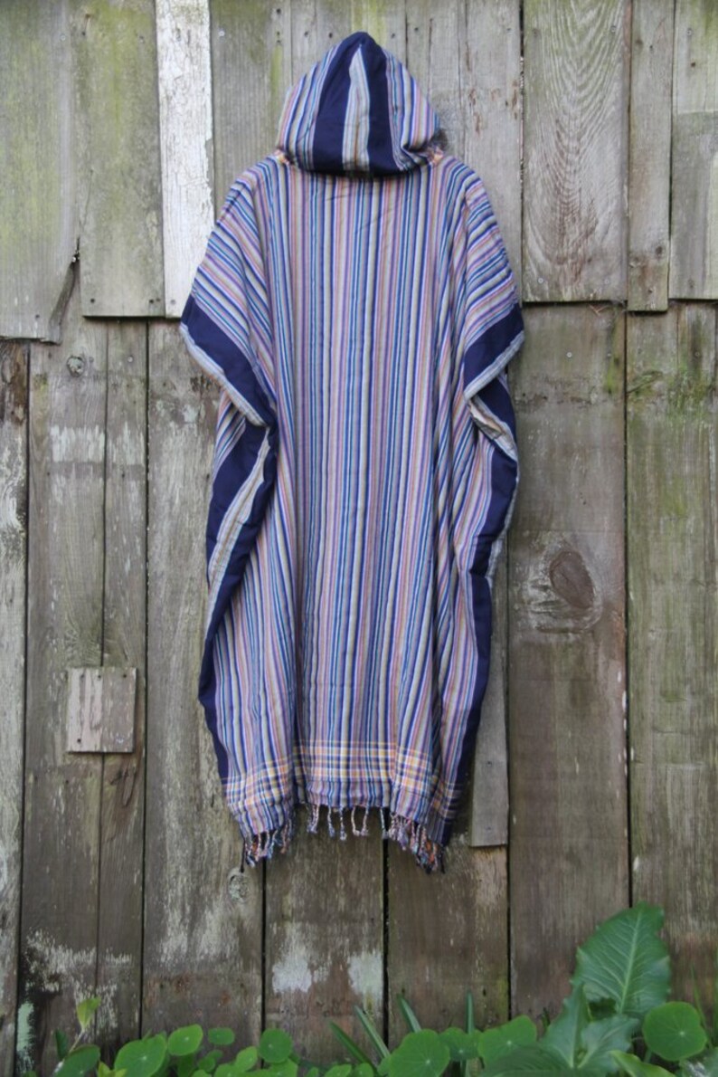 Urchin Color Surf Poncho for Cool Weather 100/% Cotton Lined