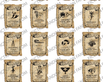unicorn blood labels etsy