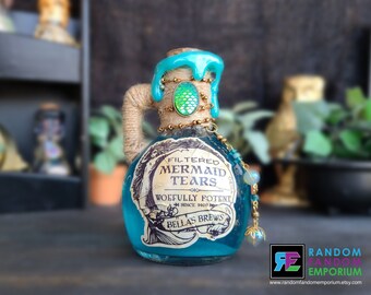 Mermaid Tears Master of Potions Edition, Magical Witch & Wizard Collectible, Siren Mermaid Gift