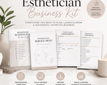 Kit de negocios para esteticistas: plan de negocios, menú de servicios, evaluación de la piel del cliente y listas de verificación de tratamientos / Cómo iniciar un negocio de estética