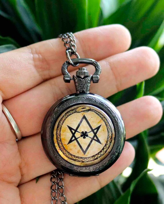 Supernatural aubergine Pocket Watch
