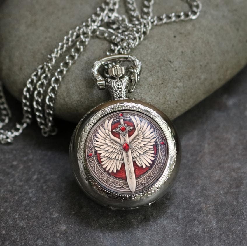 Angel Pocket Watch - Etsy UK display picture 2
