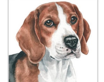 Dog Cards, Beagle dog, beagle dog Cards, birthday dog cards, greeting cards, gift cards, dog portraits, dog greeting cards, dog gift cards