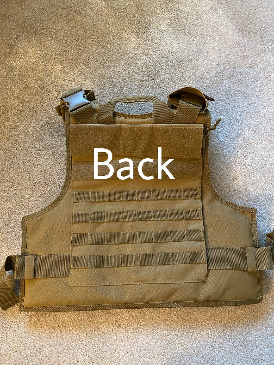 Tactical Tan Carrier Vest Etsy