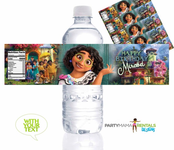 DIGITAL Encanto Water Bottle Labels Encanto Printable -  Israel