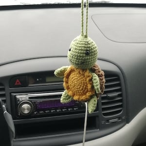 Turtle car rear view mirror hanger cute gift ideas for her