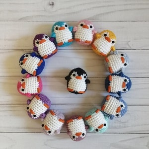 Crochet penguin, desk gift her, gifts for him, best gifts for her, christmas, birthday