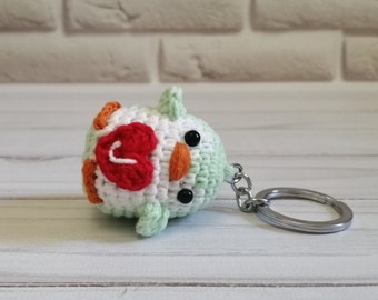 Crochet Penguin Keychain: Kawaii Amigurumi Animal Bag Charm