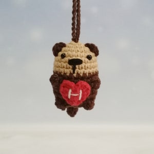 Otter car hanging charm