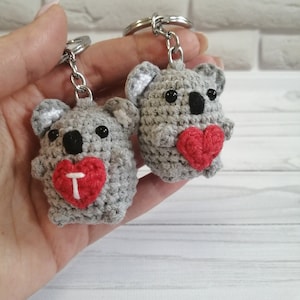 Personalized koala mini keychain unique gift