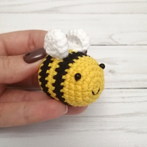 Tiny bee crochet amigurumi plush