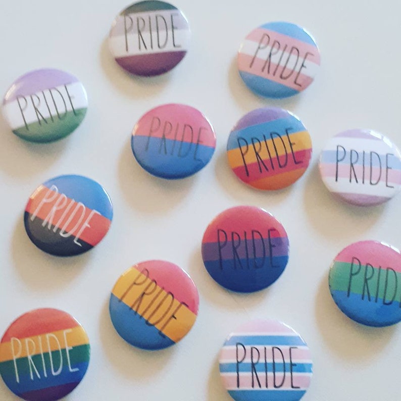 LGBTQ Pride Pin Badges Pride Flag Badges Transgender Etsy