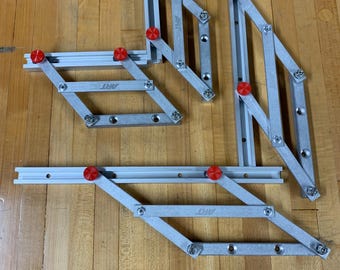 Galvo Fiber Co2 UV Laser Engraver Standard Pair 12” Adjustable Alignment Fence Guide accessories Jig.