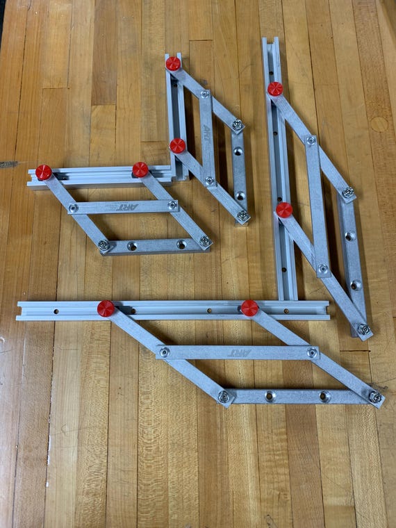 Galvo Fiber Co2 UV Laser Engraver Standard 12” Pair of Adjustable Alignment Fence Guide jig accessories.