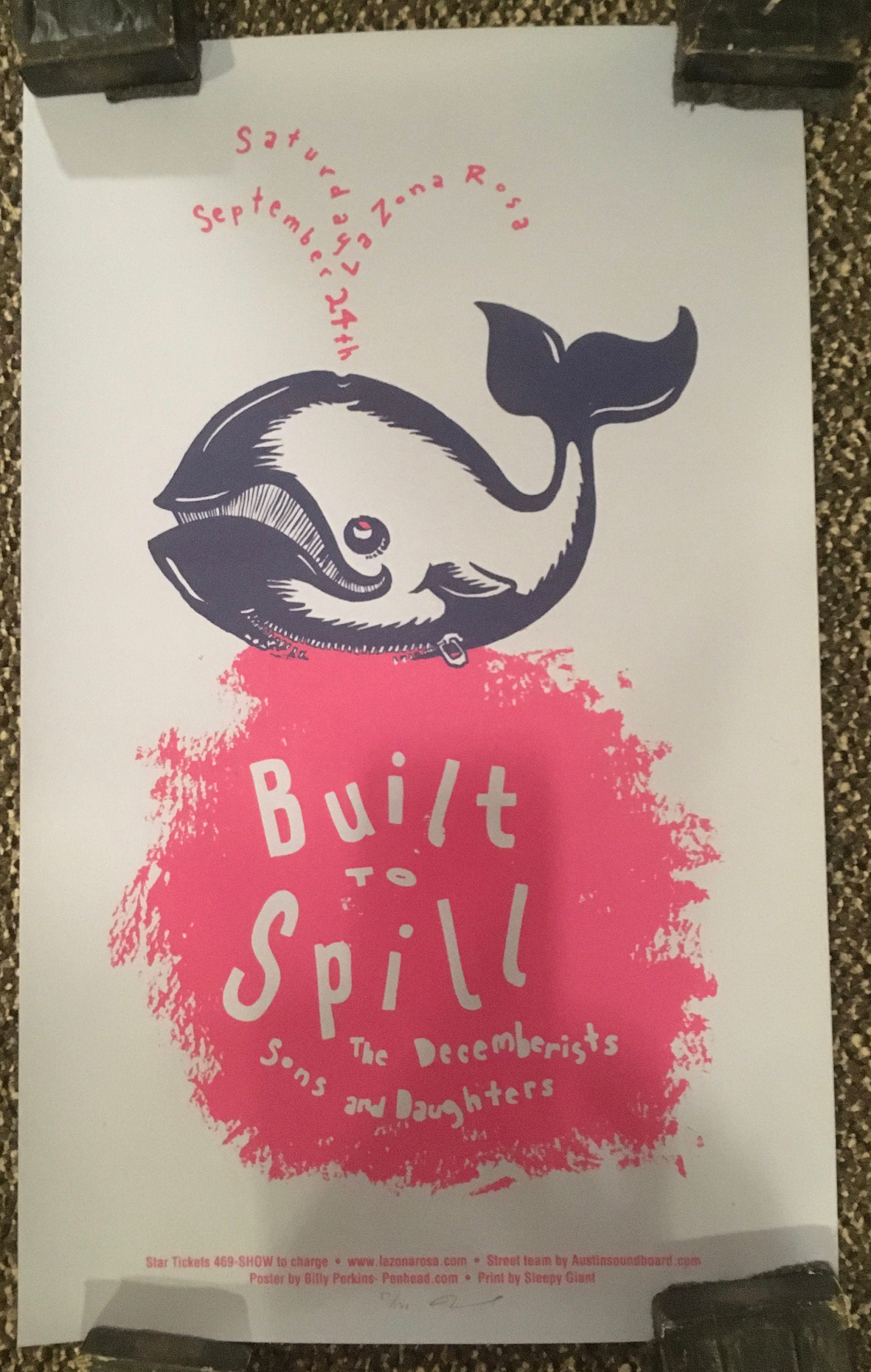 Built to Spill / When The Wind Forgets Your Name Fuzzy Poster