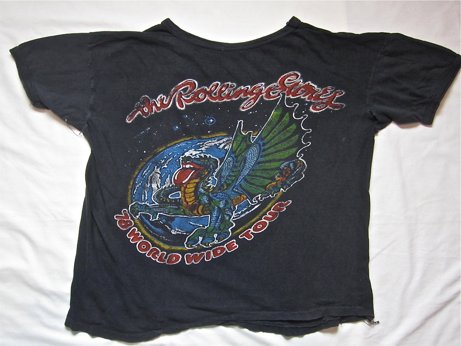 Vintage Rolling Stones 1978 Tour T-shirt - Etsy