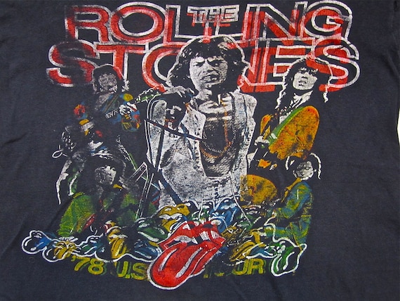 Vintage Rolling Stones 1978 Tour T-Shirt - Gem