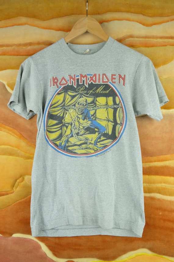 Vintage Iron Maiden 1983 Piece of Mind  Tour Shirt