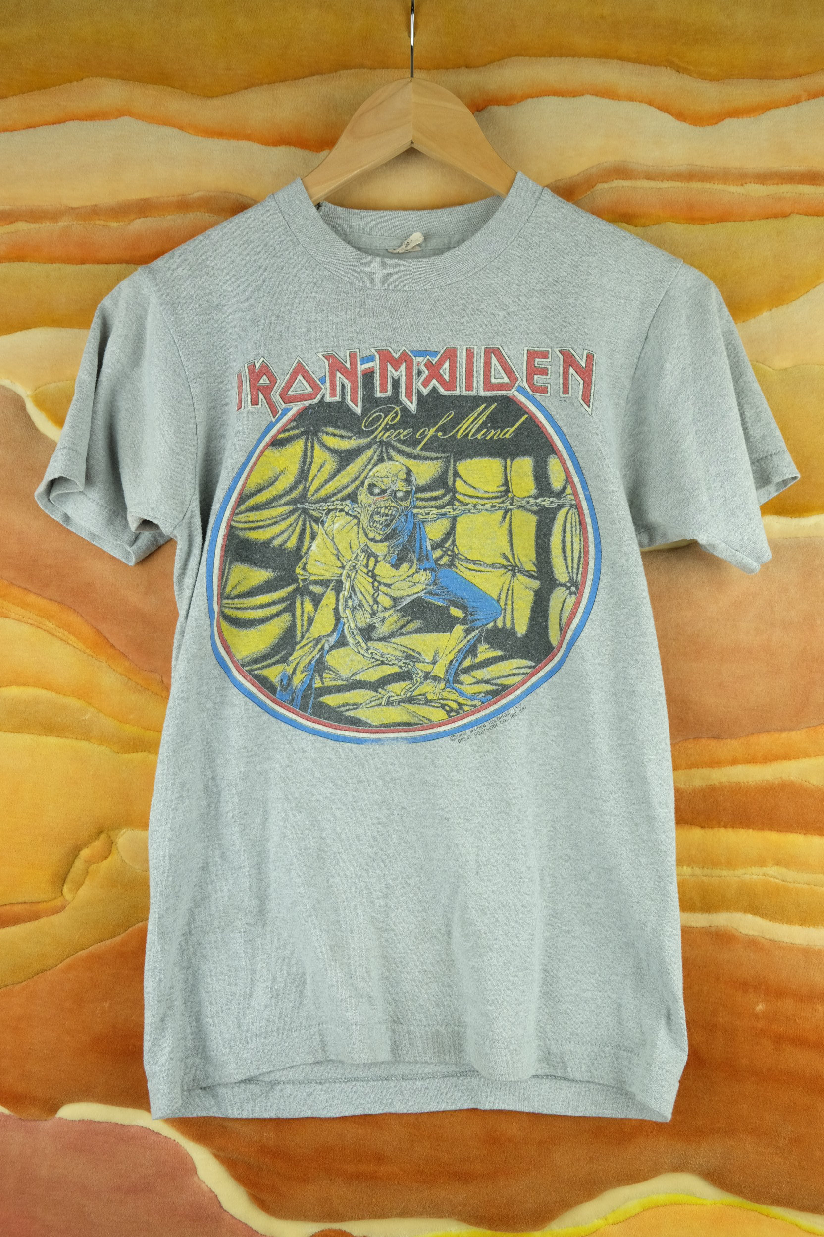 Vintage Iron Maiden 1983 Piece of Mind Tour Shirt - Etsy
