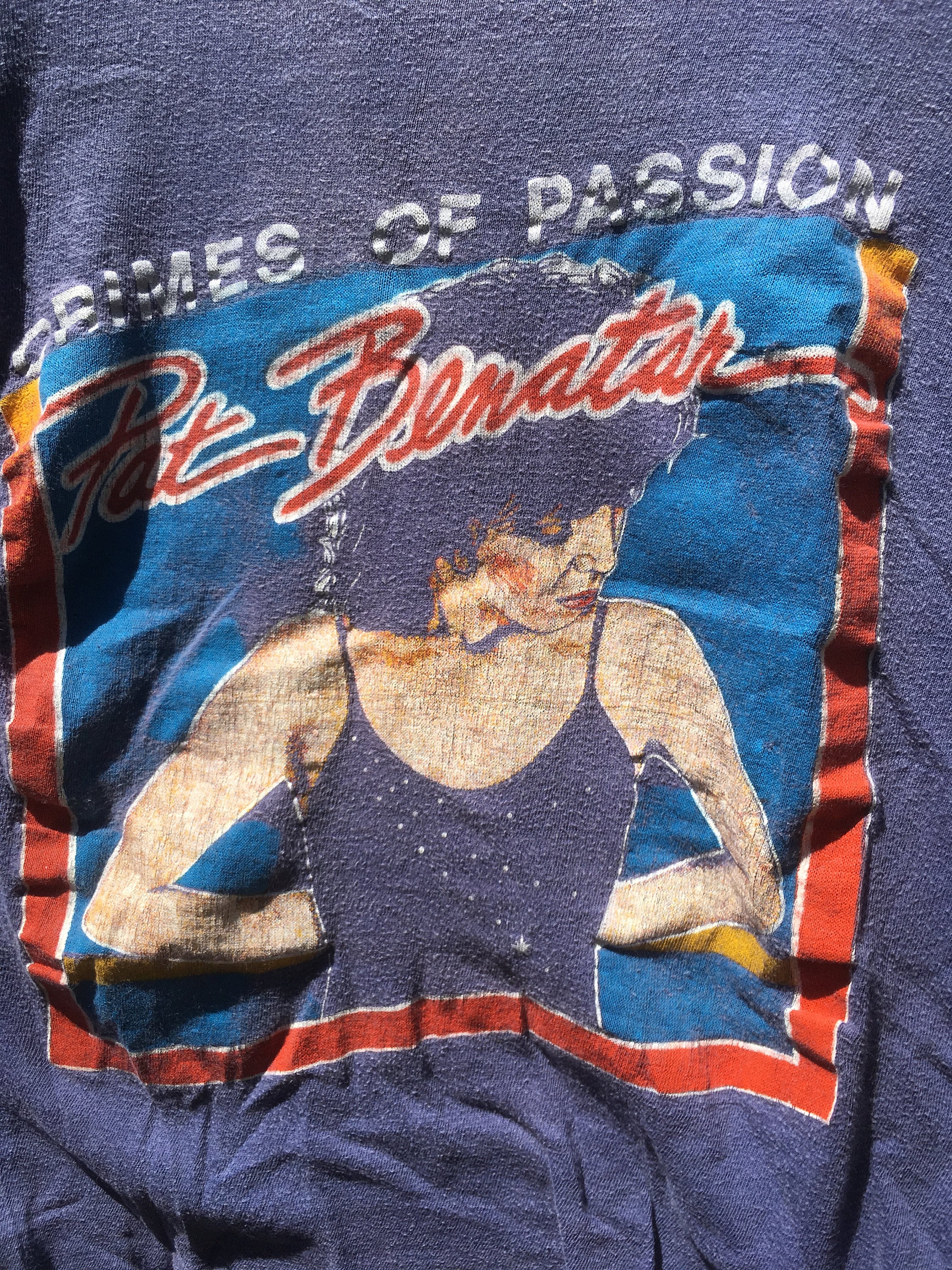 Vintage Pat Benatar Concert T-shirt - Etsy