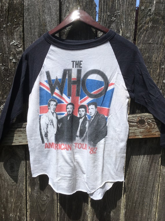 The Who Vinatge 1982 Tour Shirt - image 1