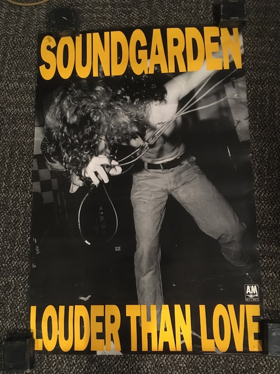 Soundgarden Louder Than Love Promotional Poster - Etsy Canada
