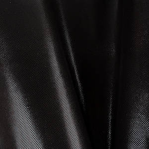 Black Embossed Print ITALIAN Lambskin sheep leather hide skin hides glossy nappa