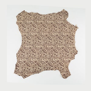 ITALIAN Goat Suede Hide Skin, Skins Hides Velours Print  3+ sqf