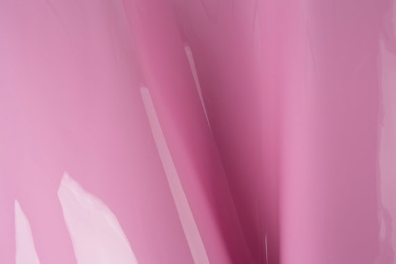 Pink Saturated ITALIAN Glossy Patent Lack Leather Calf Cow Hide Scraps Scrap Square Pieces Swatches Samples 5x5-20x20in.