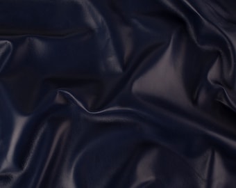 Dark Blue ITALIAN GARMENT Lambskin sheep leather hide skin hides nappa GL  6+ sqf