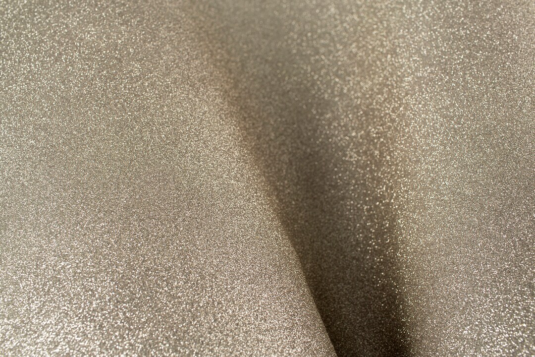 Light Gold With Sparkles ji Ch Italian GLITTER Haberdashery Fabric