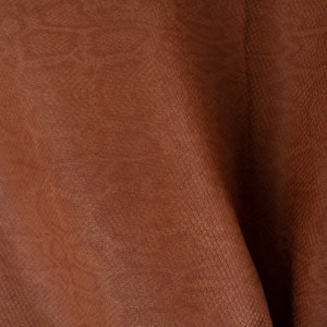 Light Brown Embossed Print ITALIAN Lambskin sheep leather hide skin hides nappa 7+ sqf